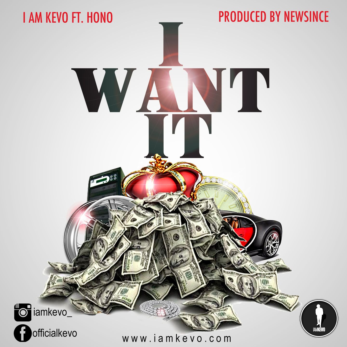 “I Want It”, I Am Kevo declares in a track featuring Hono