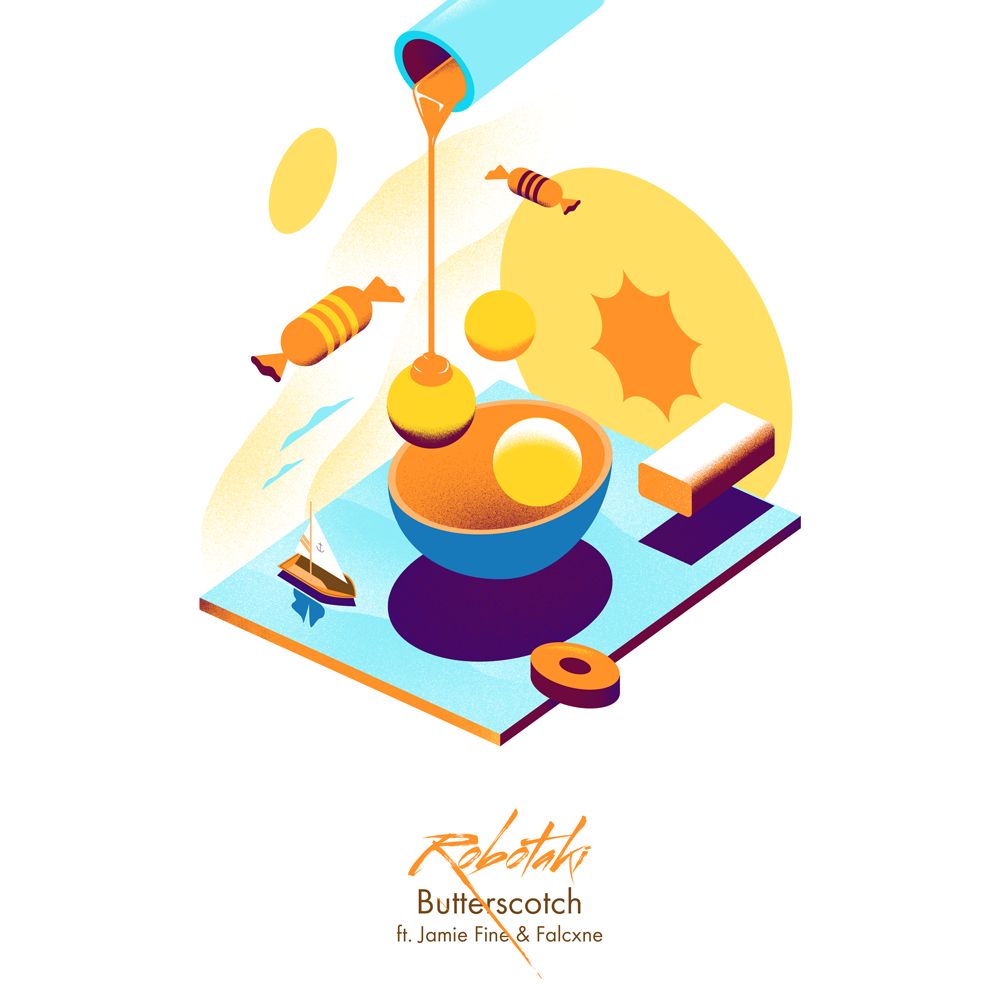 Robotaki -“Butterscotch” featuring Jamie Fine & falcxne