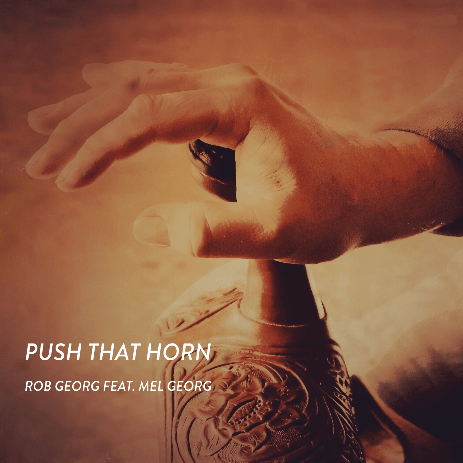 Listen to and watch Rob Georg and Mel Georg “Push That Horn”